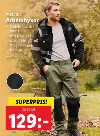 Lidl Arbetsbyxor erbjuda