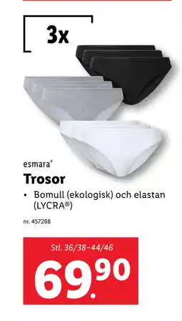 Lidl Trosor erbjuda
