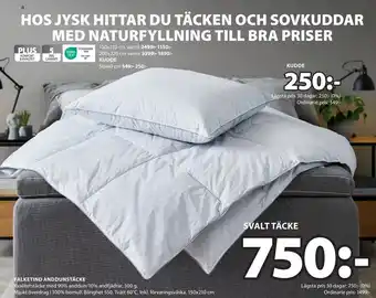 JYSK FALKETIND ANDDUNSTÄCKE erbjuda