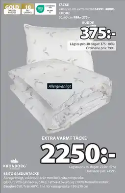 JYSK KUDDE erbjuda