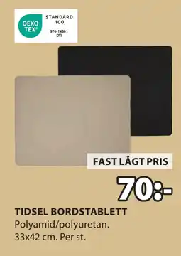 JYSK TIDSEL BORDSTABLETT erbjuda
