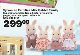 Sylvanian Families Milk Rabbit Family