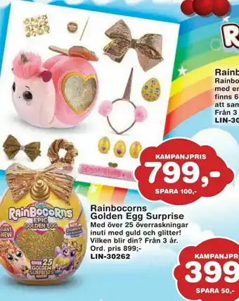 Rainbocorns Golden Egg Surprise