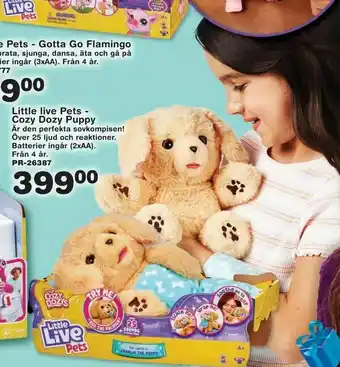 Lekextra Little live Pets - Cozy Dozy Puppy erbjuda