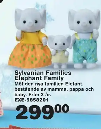 Lekextra Sylvanian Families Elephant Family erbjuda