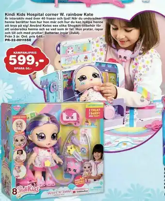 Kindi Kids Hospital corner W. rainbow Kate