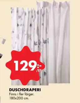 DUSCHDRAPERI
