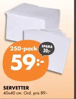 ÖoB SERVETTER erbjuda