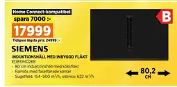 Power INDUKTIONSHÄLL MED INBYGGD FLÄKT erbjuda
