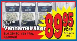 Supergrossen Vannameiräkor erbjuda