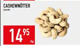Matdax CASHEWNÖTTER erbjuda