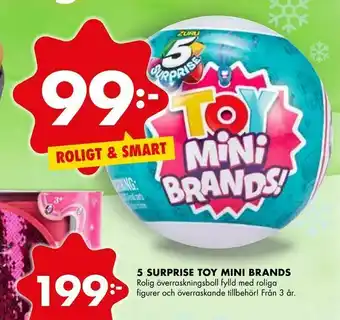 ÖoB 5 surprise toy mini brands erbjuda