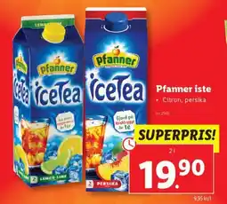 Lidl Pfanner Iste erbjuda