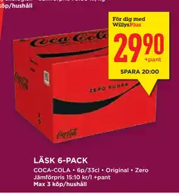 Willys Hemma LÄSK 6-PACK erbjuda