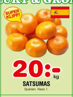 Nya Pulsen SATSUMAS erbjuda
