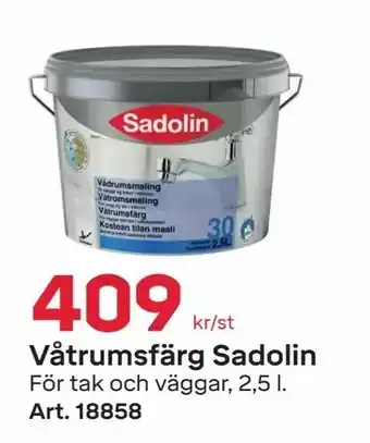 Våtrumsfärg Sadolin