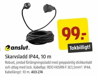 Jula Skarvsladd IP44,10 m erbjuda