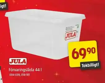 Jula Förvaringslåda 44 l erbjuda
