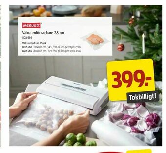 Jula Vakuumförpackare 28 cm erbjuda