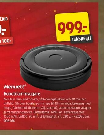 Jula Robotdammsugare erbjuda