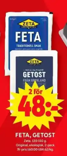 ICA Maxi Feta, getost erbjuda