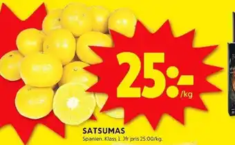 ICA Kvantum Satsumas erbjuda