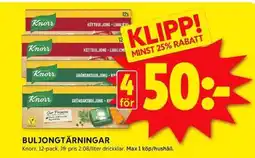 ICA Kvantum KNORR Buljongtärningar erbjuda