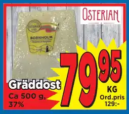 Supergrossen Gräddost erbjuda
