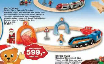 Lekextra BRIO© World Smart Tech Sound Cirkelset erbjuda