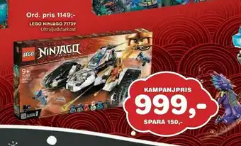 Lekextra Lego ninjago 71739 erbjuda