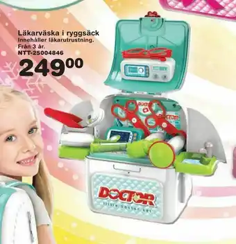 Lekextra Läkarväska i ryggsäck erbjuda