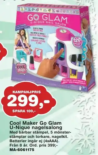 Cool Maker Go Glam U-Nique nagelsalong