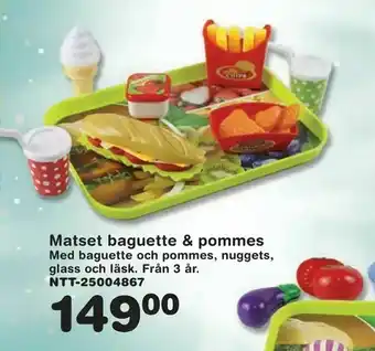 Matset baguette & pommes