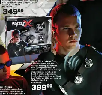 SpyX Micro Gear Set