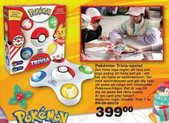 Lekextra Pokémon Trivia-spelet erbjuda