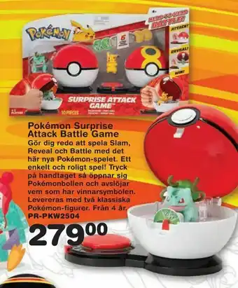 Lekextra Pokémon Surprise Attack Battle Game erbjuda