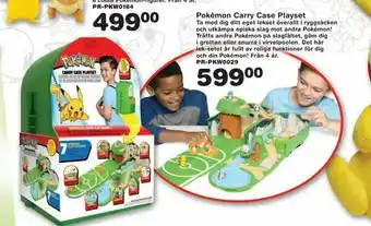 Lekextra Pokémon Carry Case Playset erbjuda