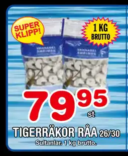 Nya Pulsen TIGERRÄKOR RÅA erbjuda