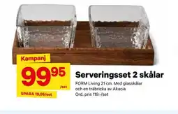 City Gross Serveringsset 2 skålar erbjuda