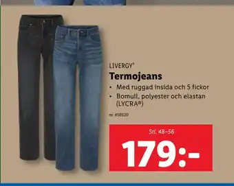 Lidl Termojeans erbjuda