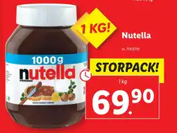 Lidl Nutella erbjuda
