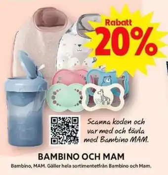 ICA Maxi Bambino och mam erbjuda