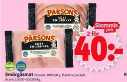 ICA Supermarket PÄRSONS Smörgåsmat erbjuda
