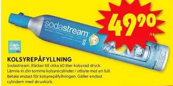 ICA Kvantum SODASTREAM Kolsyrepåfyllning erbjuda