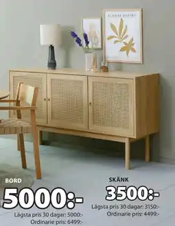 JYSK HALMSTAD SKÄNK erbjuda