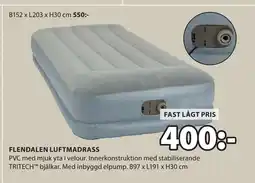 JYSK FLENDALEN LUFTMADRASS erbjuda