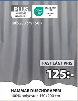 JYSK HAMMAR DUSCHDRAPERI erbjuda