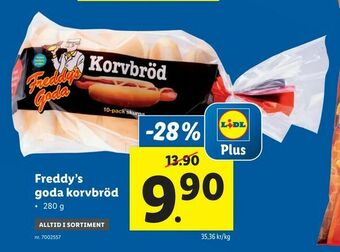 Lidl Freddy's goda korvbröd erbjuda