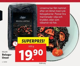 Lidl Beluga linser erbjuda