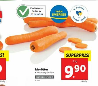 Lidl Morötter erbjuda